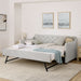 Daybed With Pop Up Trundle And USB Charging Armrest Home Essentials