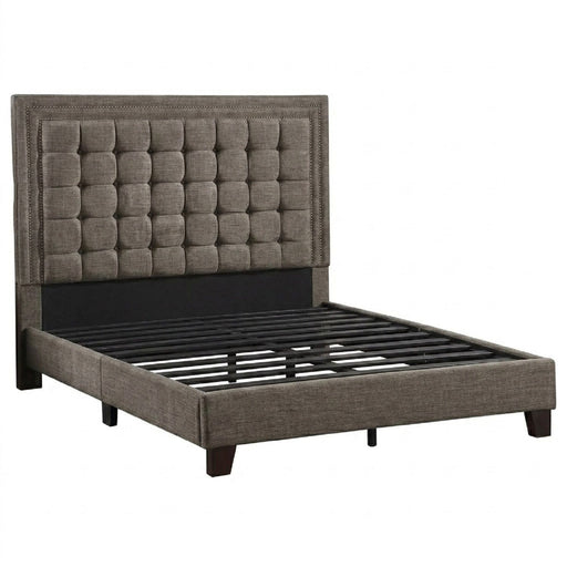 Upholstered Bed Tufted Headboard Home Essentials