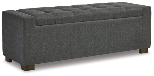 Cortwell - Storage Bench - Gray Signature Design by Ashley®
