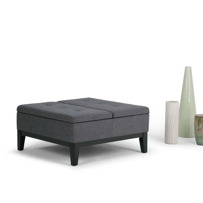 Dover - Multifunctional Lift Top Coffee Table Storage Ottoman Simpli-Home