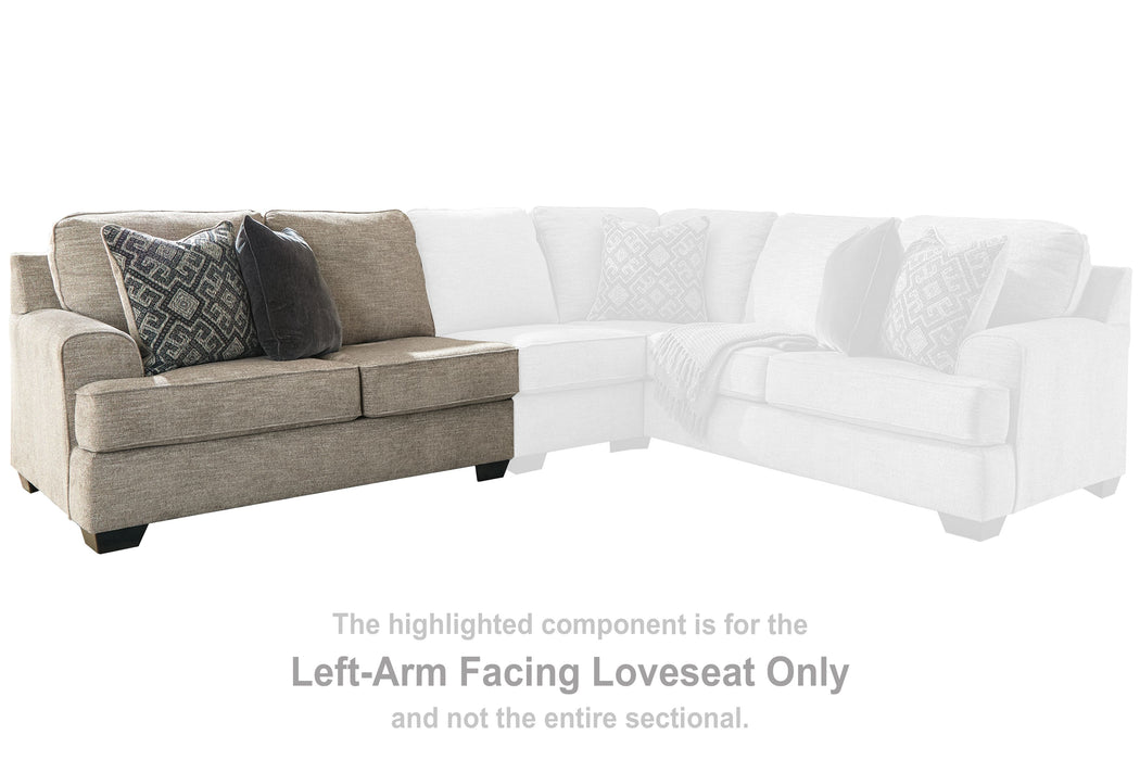 Bovarian - Stone - LAF Loveseat