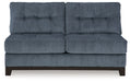 Maxon Place - Armless Loveseat - Navy Benchcraft®