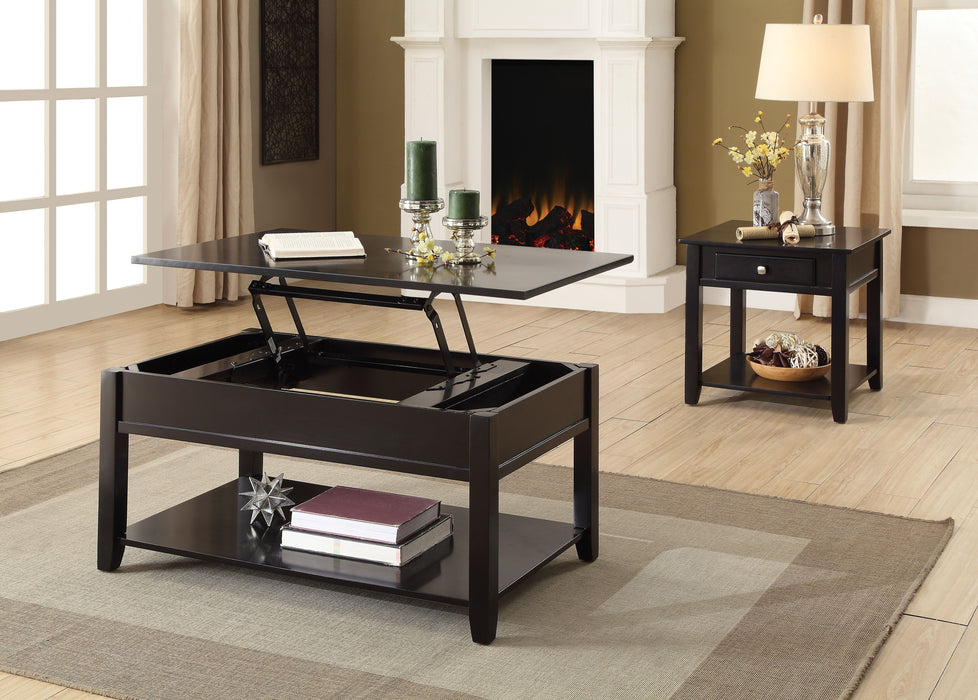 Malachi - Coffee Table With Lift Top - Black