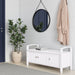 Warm Shaker - Handcrafted Entryway Storage Bench Simpli-Home