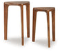 Brynnleigh - Accent Table Set (Set of 2) - Medium Brown Signature Design by Ashley®
