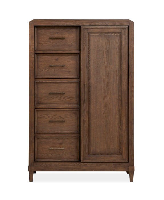 Groveland Park - Door Chest - Antique Coffee Magnussen Furniture