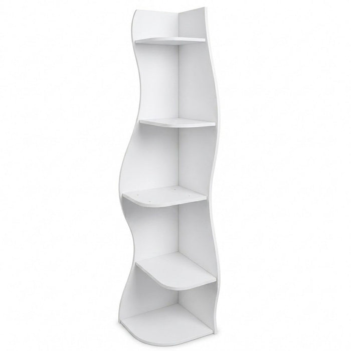 5 Tier S - Shaped Corner Shelf For Living Room Home Essentials