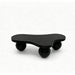 Cloud Shaped Coffee Table & 3 Ball Legs For Living Room - Black Home Essentials