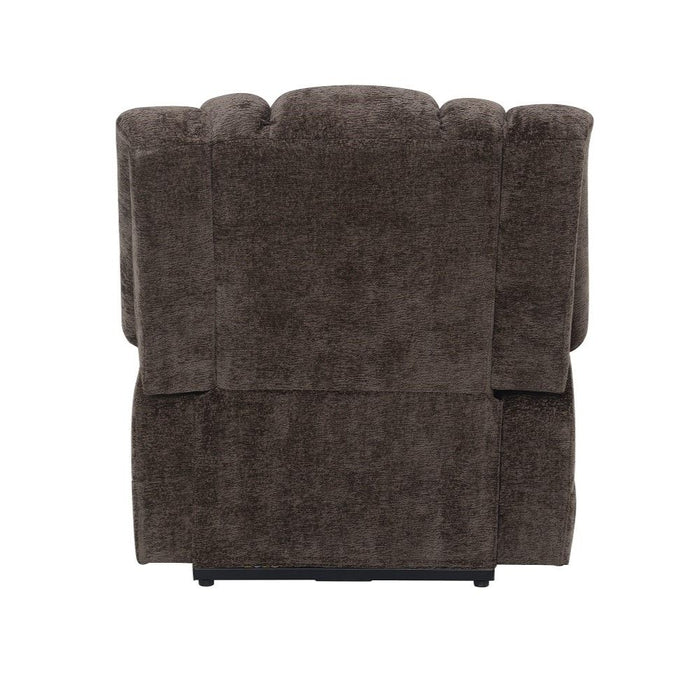 Pacay - Power Recliner With Lift & Heating & Massage - Brown Chenille ACME