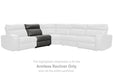 Samperstone - Armless Recliner - Gray Signature Design by Ashley®