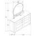 Benson - Dresser With Mirror Furniture Max
