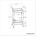 Watts - Bar Cart - Chrome Simpli-Home