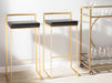 Fuji - Contemporary / Glam & Quality Construction Barstool Lumi Source