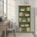 72" High 5 Shelf Bookcase - Sage Green And Fruitwood Home Essentials