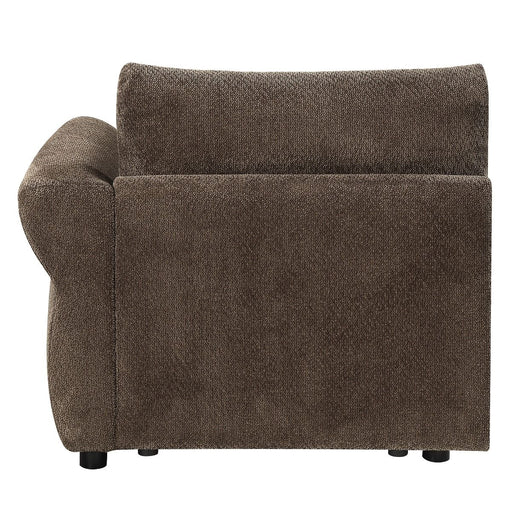 Theodore - Modular Right Facing Arm Chair - Brown Chenille ACME