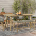 Dahlia - Outdoor Indoor Contemporary Bench Simpli-Home