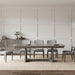 Arcus - Rectangular Dining Table With Butterfly Leaf - Charcoal Gray Home Essentials