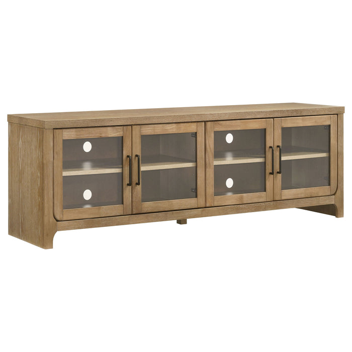 Trowbridge - 4 Door TV Stand - Oak Furniture Max
