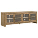 Trowbridge - 4 Door TV Stand - Oak Furniture Max