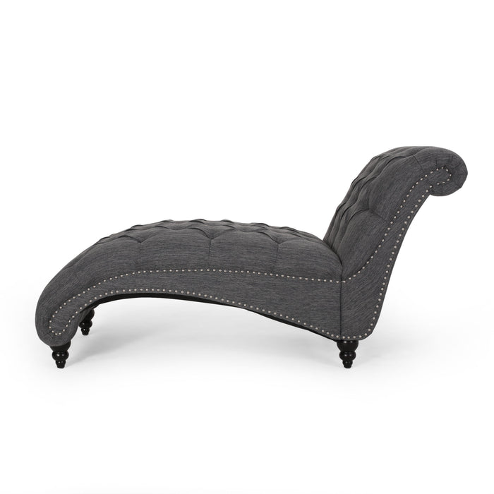 Nh-Ihave - Chaise Lounge - Charcoal - Fabric