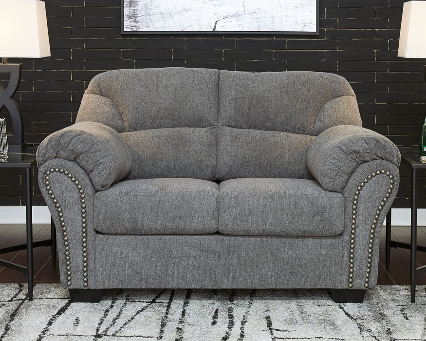 Allmaxx - Loveseat - Pewter Benchcraft®