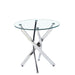Round Table With Angular Slanted Legs Home Essentials