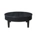 Tate - Round One Drawer Coffee Table - Black New Classic