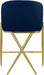 Xavier - Counter Stool with Gold Legs Meridian Furniture