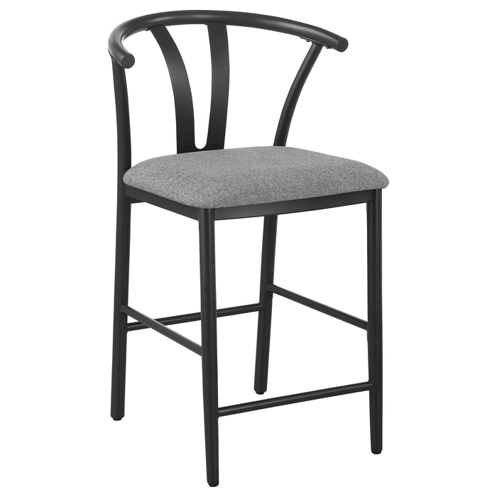 Tazman - Counter Height Dining Side Chair (Set of 2) - Gray Furniture Max