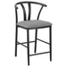 Tazman - Counter Height Dining Side Chair (Set of 2) - Gray Furniture Max