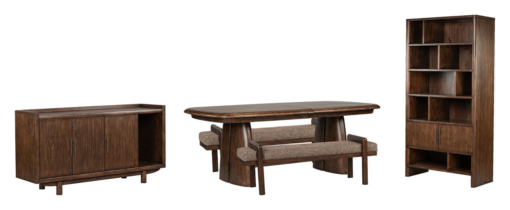 Belville - Extendable Trestle Dining Table Set Magnussen Furniture