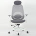 High Back Swivel Desk Chair With Height Adjustable Backrest, 3 Tilt Lock & Rotatable Headrest - Milk White Home Essentials