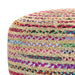 Margo - Large Round Pouf - Multicolor Simpli-Home