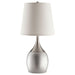 Droplet Empire - Shade Urn Table Lamp (Set of 2) - Silver Furniture Max