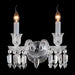 Michael Amini Lighting - Treviso 2-Light Traditional Crystal Wall Sconce - Clear Michael Amini