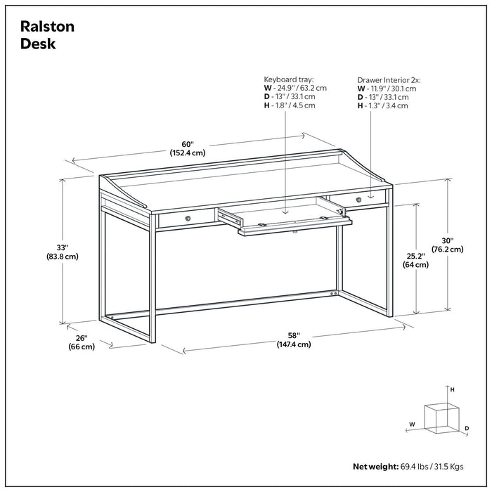 Ralston - Handcrafted Desk Simpli-Home