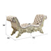 Vatican - Bench - Synthetic Leather, Light Gold & Champagne Silver ACME