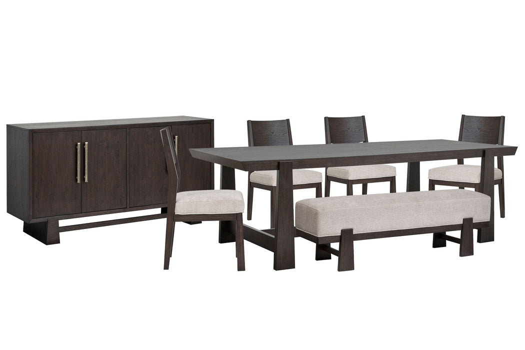 Tauren - Trestle Dining Table Set Magnussen Furniture