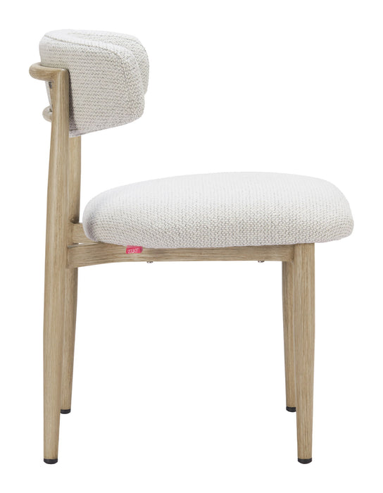 Bege - Outdoor Dining Chair - White Zuo Modern