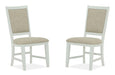 Heron Cove - Step Up Side Chair With Upholstered Seat & Back (Set of 2) - Dark Brown Magnussen Furniture