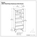 Hunter - Tall Bookcase - Natural Simpli-Home