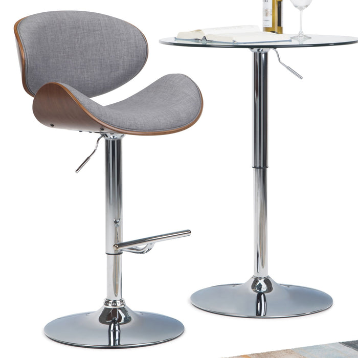 Marana - Multifunctional Handcrafted Bentwood Adjustable Swivel Bar Stool Simpli-Home