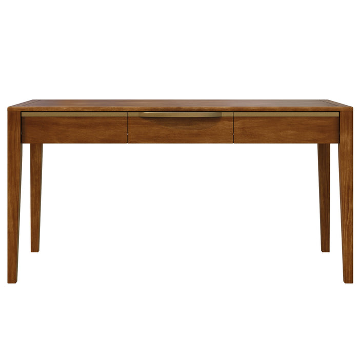 Modern Home Office Desk With Drawers Noble House