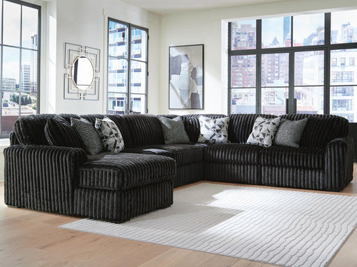 Midnight-Madness - 6 Piece Sectional Signature Design by Ashley®