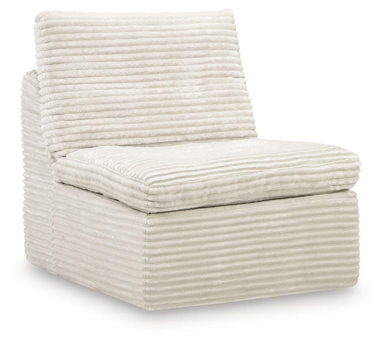Fannin - Armless Chair - Ivory Signature Design by Ashley®