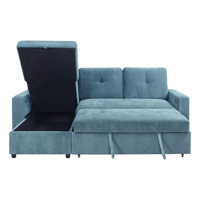 Greer - Loveseat With Pop Up Sleeper - Green New Classic