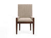 Reena - Upholstered Host Chair (Set of 2) - Rich Brown / Beige Magnussen Furniture