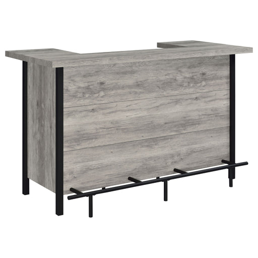 Menimen - Freestanding Bar Unit - Gray Furniture Max