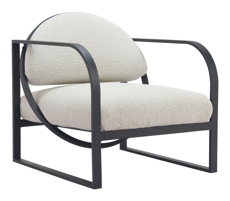 Flakt - Outdoor Accent Chair - Ivory