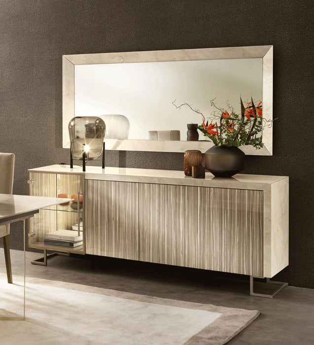 Luce - Large Mirror For Buffet - Light Beige Arredoclassic Italy